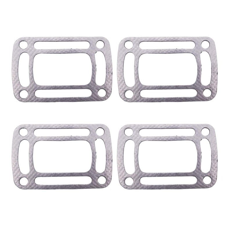 AIB2C 4 pcs Exhaust Riser Gasket 3850496 3863191 0909786 for Volvo Penta V6 & V8 OMC - Image 1